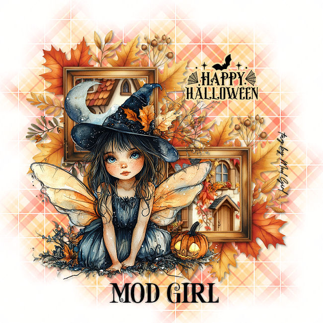 Halloween Fairy tag by Mod Girl