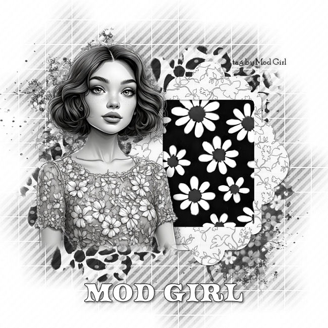Elegant tag by Mod Girl