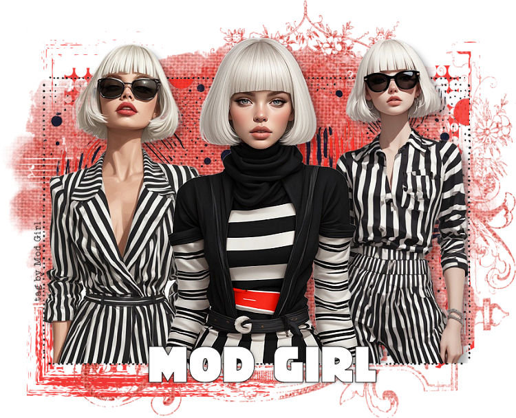 Fashion Pose tag by Mod Girl