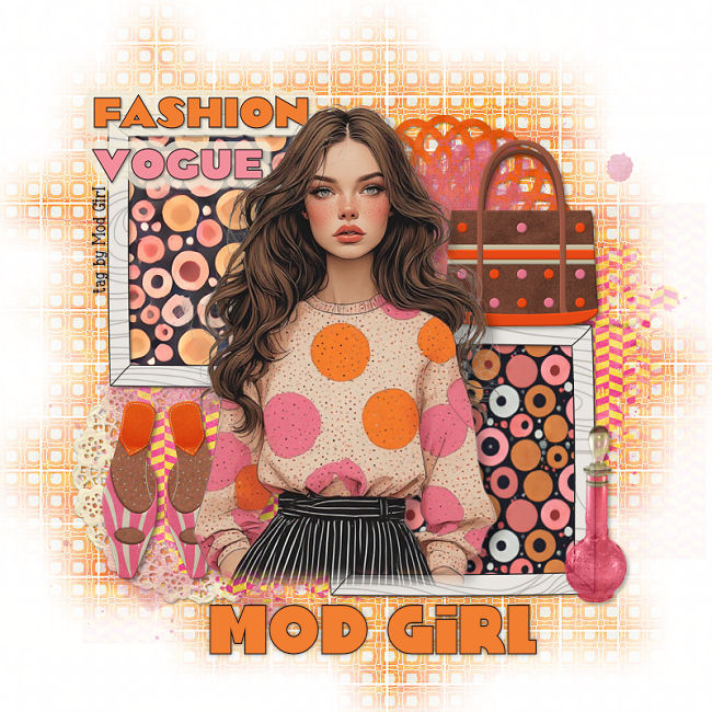 Fashion Vogue tag by Mod Girl