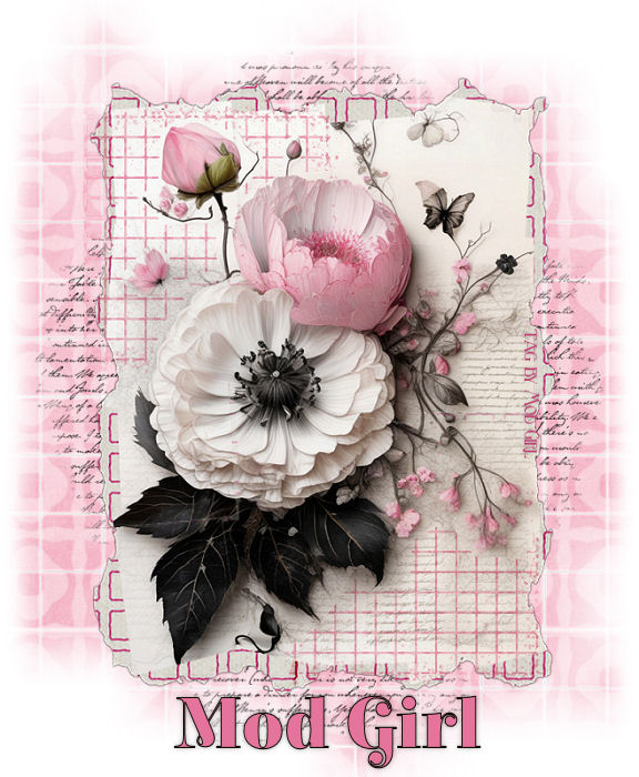 Pink Dream tag by Mod Girl