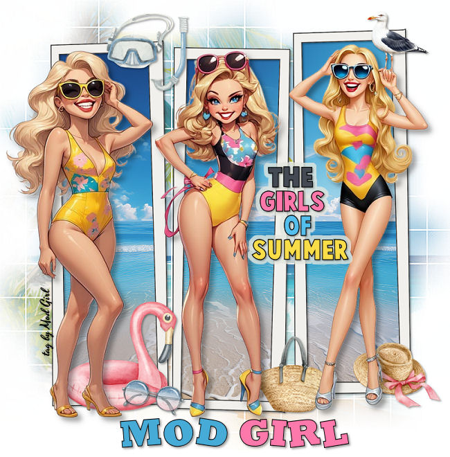 Summer Girls tag by Mod Girl
