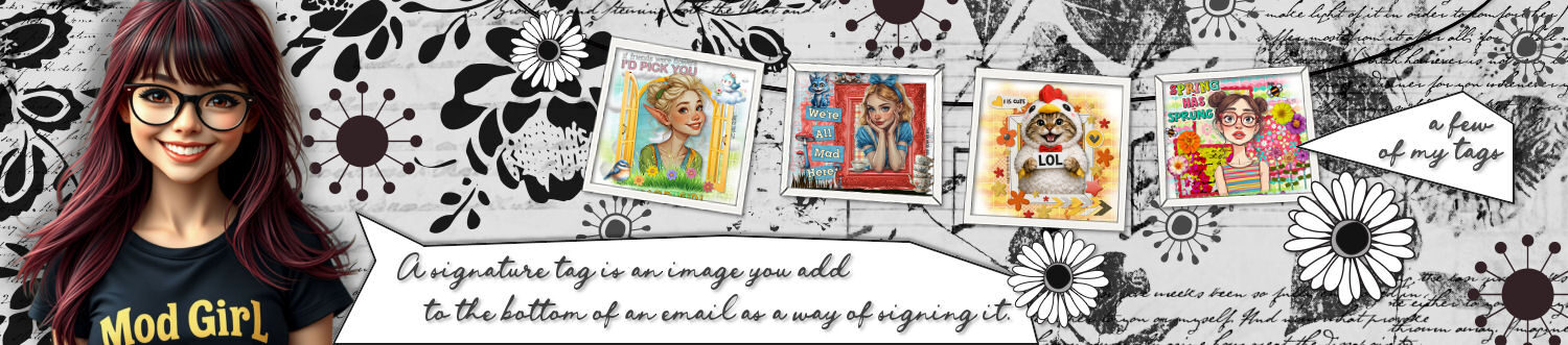 Mod Girl Tags