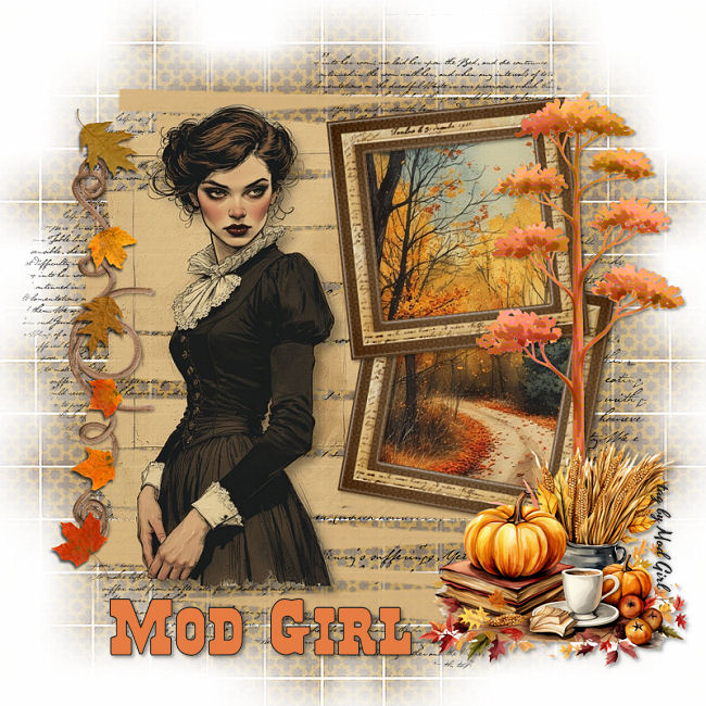 Autumn Mood tag by Mod Girl