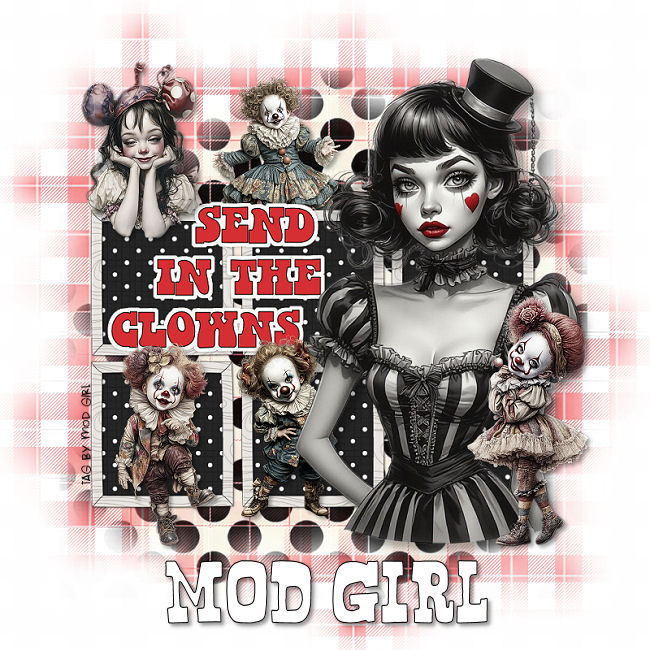 Clown World tag by Mod Girl