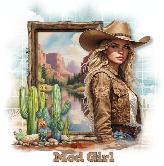 Cowgirl tag by Mod Girl