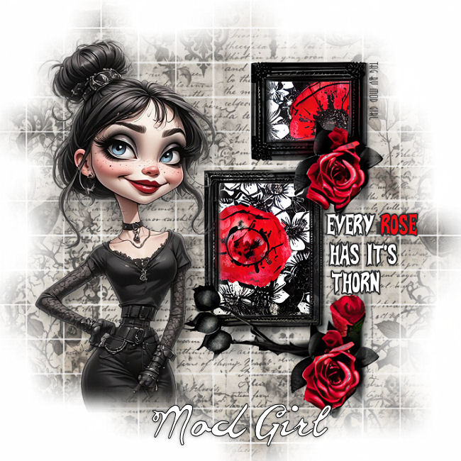 Every Rose tag by Mod Girl