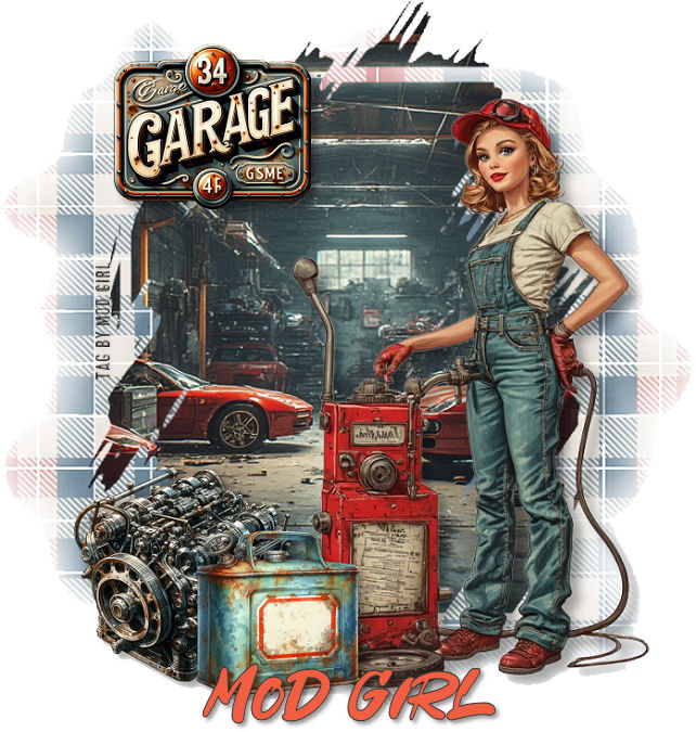 Garage Girl tag by Mod Girl