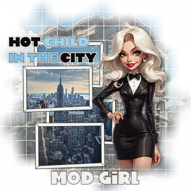 Hot Child In the City tag by Mod Girl