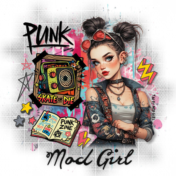 Punk Girl tag by Mod Girl