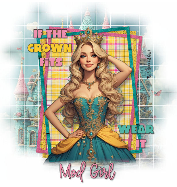 The Crown tag by Mod Girl