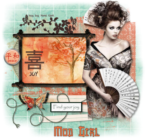 Find Your Joy tag by Mod Girl