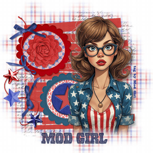 Patriotic tag by Mod Girl