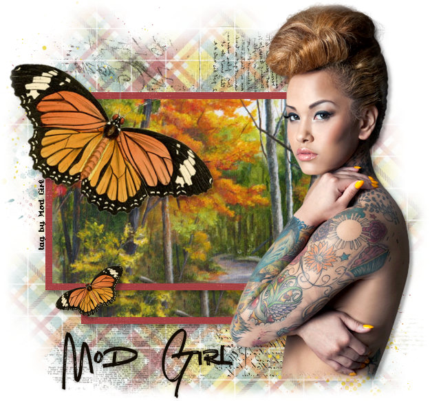 My Butterfly tag by Mod Girl
