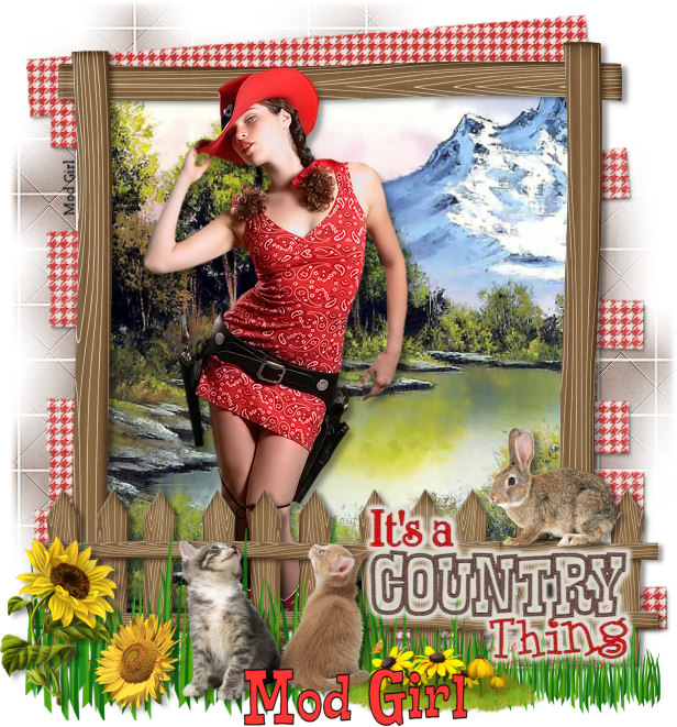 Country Thing tag by Mod Girl