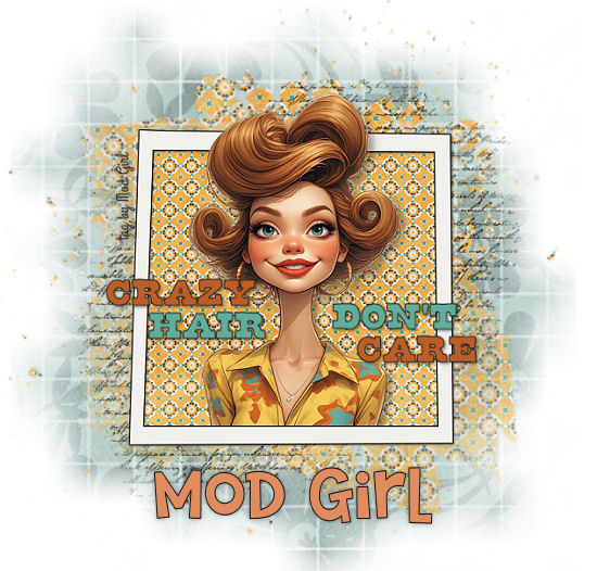 Crazy Hair tag by Mod Girl