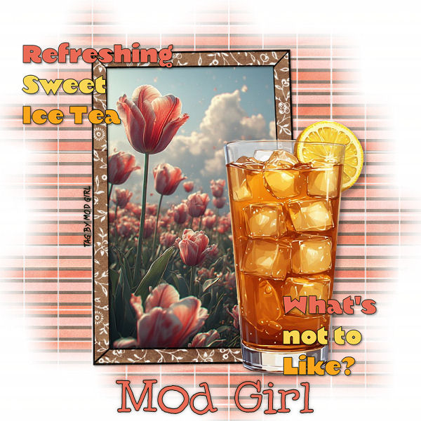Ice Tea tag by Mod Girl
