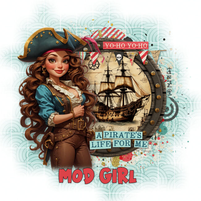 Pirate Life tag by Mod Girl