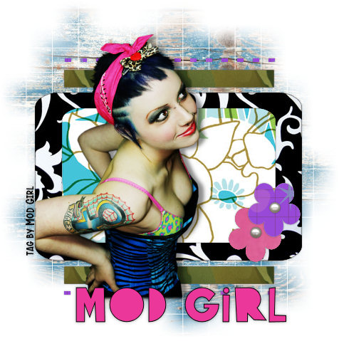 Colorful Tats tag by Mod Girl