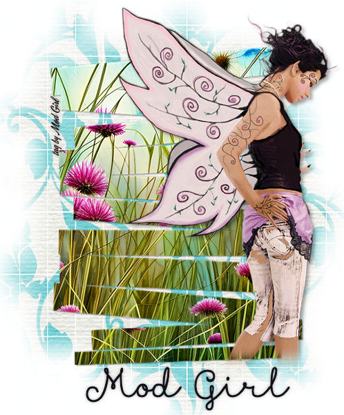 Flower Fairy tag by Mod Girl