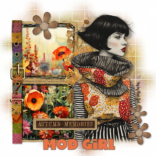 Autumn Memories tag by Mod Girl