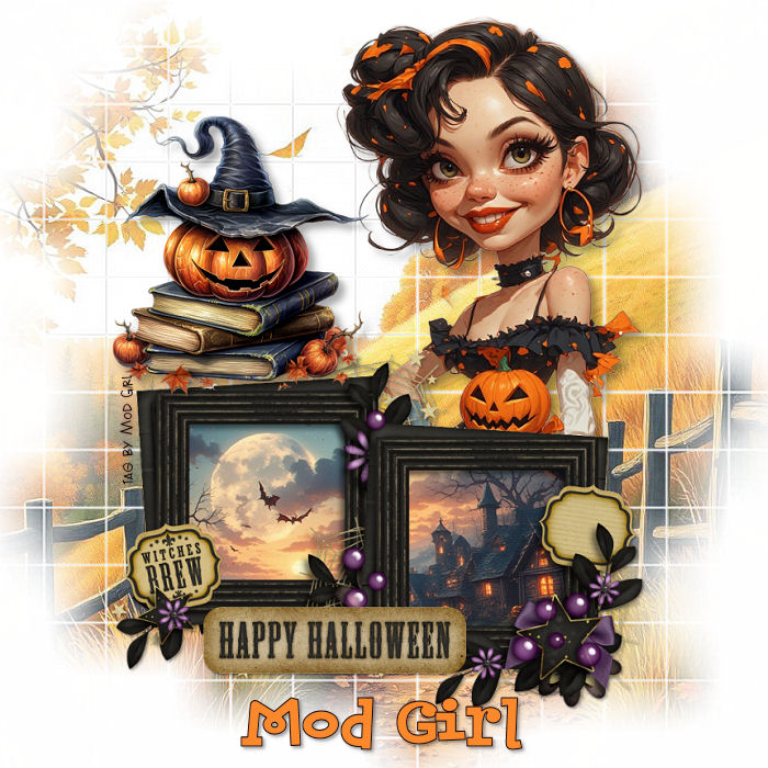 Happy Halloween tag by Mod Girl