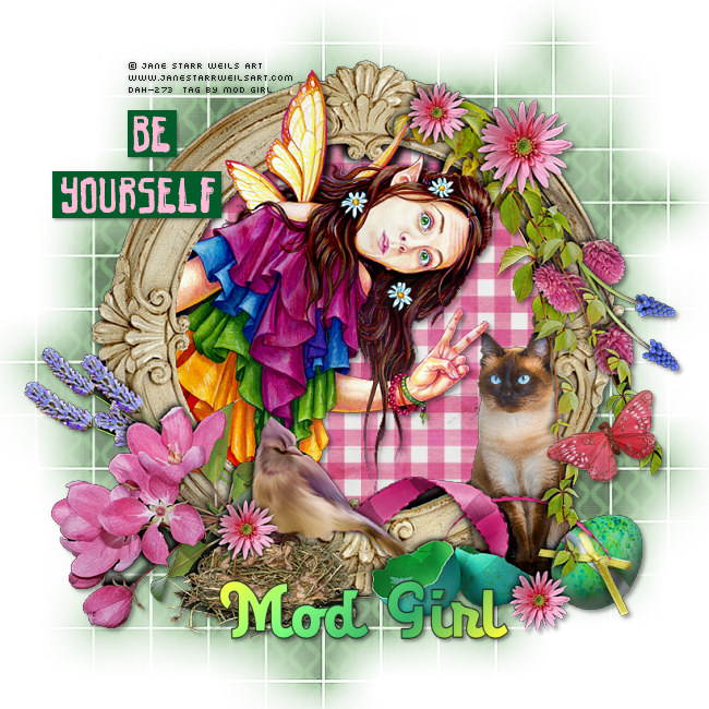 Be Yourself tag by Mod Girl