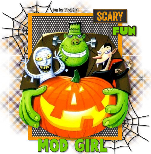 Scary Fun tag by Mod Girl